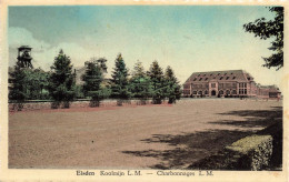 [-5%] BELGIQUE - Eisden - Koolmijn LM - Colorisé - Pin - Cour - Bâtiment - Moens - Carte Postale Ancienne - Maasmechelen