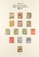 1903 - 1937 FINE USED COLLECTION On Album Pages, Note 1903-04 Arms Set, Plus ½d Wmk Inverted, 1905-11 Arms Set, Plus ½d  - Jamaica (...-1961)