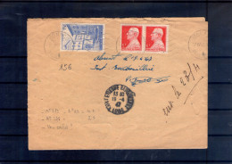 Monaco. Lettre Recommandée 1947. Souscription émission Tp - Covers & Documents