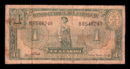 Paraguay 1 Guaraní 1952 Pick 185c(2) Bc F - Paraguay