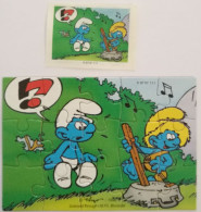 Kinder :   K97 N111  Schlümpfe – Serie 2 1996 - Schlümpfe - 2 + BPZ - Puzzles