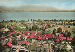 [-5%] SUISSE - Mies - Lac Léman - Panorama - Ville - Toiture - Champ - Paysage - Maison - Bateau - Colorisé - Carte Post - Nyon