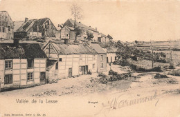 [-5%] BELGIQUE - Houyet - Vallée De La Lesse - Rivière - Village - Vieille Campagne - Animé - Route - Carte Postale Anci - Houyet