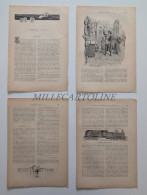 IL CARNEVALE A NAPOLI - 4 Fogli Di Rivista Con Illustrazioni 1900 Circa - Altri & Non Classificati