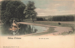 [-5%] SUISSE - Château DArdenne - Un Coin Du Parc - Nels Brux Serie 8 N°35 - Statue - Oblit 1904 - Carte Postale A - Houyet