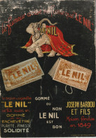 PLAQUE PUBLICITAIRE CARTONNEE TABAC LE NIL Joseph Bardou Et Fils  OCCASION - Objetos Publicitarios