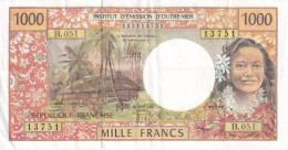 BILLETE DE OUTRE MER DE 1000 FRANCS DEL AÑO 1996 (BANKNOTE) - French Pacific Territories (1992-...)
