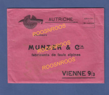 ENVELOPPE COMMERCIALE - MUNZER ET COMPAGNIE - FABRICANTS DE FAULX (FAUX) ALPINES A VIENNE AUTRICHE - Oostenrijk