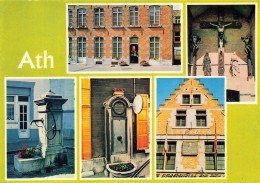 [-5%] BELGIQUE - Ath - Maison Espagnole - Musée - Pompe Hennepin - Pompe Du Nord - Calvaire - Colorisé - CIM - Carte Pos - Ath
