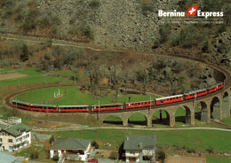 CPM - BERNINA EXPRESS - RHÄTISCHEN BAHN Auf Dem Kehrviadukt Bei Brusio ... Edition MG - Brusio