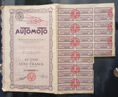AUTOMOTO 1924 - Auto's