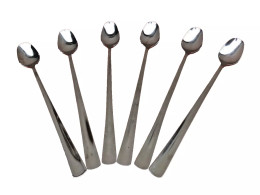 6 Cuillères à Mazagran  Inox - Löffel