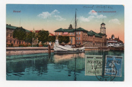!!! SEMEUSES SUR CPA DE MEMEL DU 11/09/1922 POUR KARLSRUHE - Storia Postale