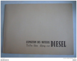 Uitnodiging Invitation 1963 Saigon  Cong - Ty Shell Vietnam Exposition Des Moteurs Diesel 12 X 16,5 Cm - Autres & Non Classés