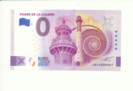 Billet Souvenir - 0 Euro - UEFV - 2025-2 - PHARE DE LA COUBRE - N° 67 - Vrac - Billets