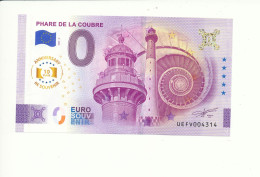 Billet Souvenir - 0 Euro - UEFV - 2025-2 - PHARE DE LA COUBRE - N° 4314 - Anniv - Vrac - Billets