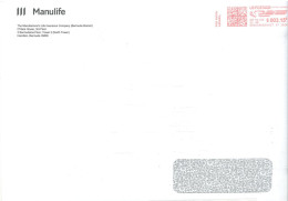 UNITED STATES - 2024 - POSTAL FRANKING MACHINE LABEL COVER TO DUBAI. - Lettres & Documents