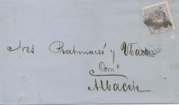 HELLIN A ALBACETE  MATRONA FECHADOR LLEGADA - Briefe U. Dokumente