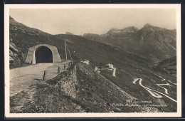 AK Splügenpass, Passhöhe, Berghaus Und Lawinengallerie  - Splügen
