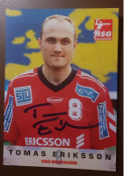 Autogramm Tomas Eriksson HSG Nordhorn - Handball