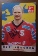Autogramm Ola Lindgren HSG Nordhorn - Handball