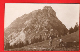 Delcampe - MKN-21  TRES RARE  Moléson Armaillis Au Labeur. Sepia. Jullien 3332 NC - Gruyères