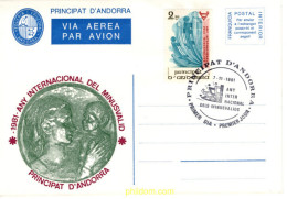 753871 MNH ANDORRA. Vegueria 1981 AÑO INTERNACIONAÑ DEL MINUSVALIDO - Episcopal Viguerie
