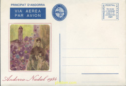 259926 MNH ANDORRA. Vegueria 1984 NAVIDAD - Episcopal Viguerie