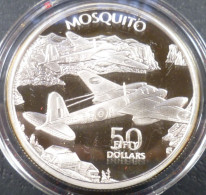 Isole Marshall - 50 Dollari 1991 - Aerei Della II° Guerra Mondiale - DH.98 Mosquito - KM# 75 - Marshall