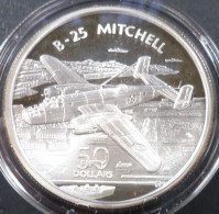 Isole Marshall - 50 Dollari 1991 - Aerei Della II° Guerra Mondiale - B-25 Mitchell - KM# 77 - Marshall