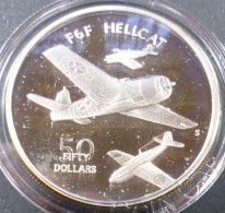 Isole Marshall - 50 Dollari 1991 - Aerei Della II° Guerra Mondiale - F6F Hellcat - KM# 94 - Marshall