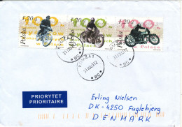Poland Cover Sent To Denmark Lomza 31-10-2003 Topic Stamps - Lettres & Documents