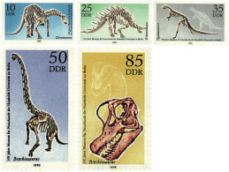 97371 MNH ALEMANIA DEMOCRATICA 1990 FAUNA PREHISTORICA - Fossils
