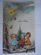 Nieuwjaarsbrief Lettre De Nouvel An 1964 Ranst Dansende Kinderen Edit Italy 2028 Form. 14 X 22 Cm - Autres & Non Classés