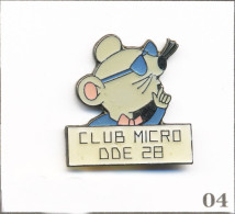 Pin's DDE (Direction Départementale Équipement) / Club Micro 28 Avec Souris. Est. ID Action. EGF. T1037-04 - Computers