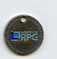 JETON CADDIE CADDY METAL - LABORATOIRE RPG - LE GENERIQUE QUI CHANGE TOUT C'EST CELUI QUI NE CHANGE RIEN - Jetons De Caddies
