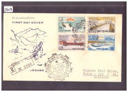 ITALIA - FDC RACOMMANDATA GIOCHI OLIMPICI INVERNALI, CORTINA D'AMPEZZO - JEUX OLYMPIQUES D'HIVER A CORTINA D'AMPEZZO - Winter 1956: Cortina D'Ampezzo