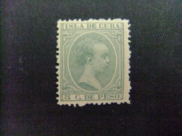 65 CUBA 1878 / REY ALFONSO XII / EDIFIL 127 MH YVERT 82 MH - Elobey, Annobon & Corisco