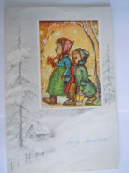 Nieuwjaarsbrief Lettre De Nouvel An 1963 Ranst Kinderen Edit ARB Belgium 23215 14 X 21 Cm - Autres & Non Classés