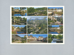 Delcampe - La Gacilly (56) : Vue Générale, Le Bourg Fleuri Et Les Rives De L'Aff - La Gacilly