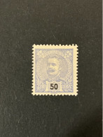 (T1) Portugal - 1898 D. Carlos 50 R - Af. 142 - MNH - Ungebraucht