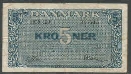 Billet De 1950 ( Danemark 5 Kroner ) - Denmark