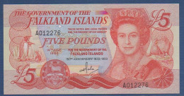 FALKLAND ISLANDS - P.12 - 5 Pounds 1983 UNC, S/n: See Photos -"150th Anniversary Of British Rule" Commemorative Issue - Falkland Islands