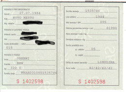 A850---AUTO   TRAFFIC PERMIT  CERTIFICAT     BMW 320   I - LKW
