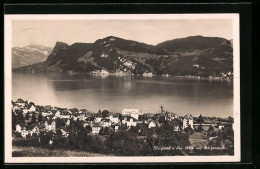 AK Hergiswil A. See, Blick Auf Bürgenstock  - Hergiswil