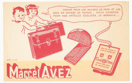 Buvard  20.9 X 13.3  AVEZ Marcel  Article Pour écolier Cartable Trousse - A