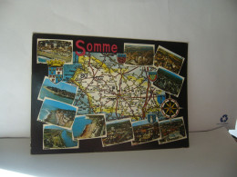 Delcampe - CARTE GEOGRAPHIQUE LA FRANCE PAR DEPARTEMENTS  80 SOMME  CPM 1975 - Landkarten