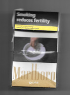 Tabacco Pacchetto Di Sigarette England - Malboro Gold Da 20 Pezzi -  Vuoto - Empty Cigarettes Boxes