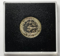 GEORGIA 10 LARI 3000th YEARS OF GEORGIAN STATE BIMETAL BIMETALLIC 2000 UNC - Géorgie