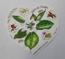 PHILATELIE -OCEANIE - WALLIS ET FUTUNA -  BLOC PARC FLORAL DE PARIS 2004 - 5 TIMBRES AUTO-ADHESIFS - NEUF - Other & Unclassified